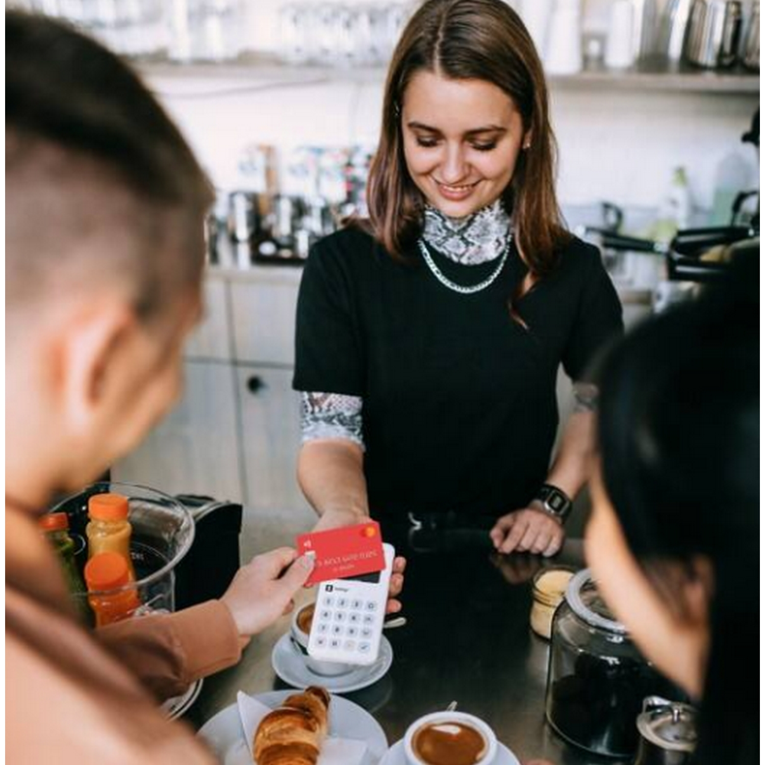 Lector de tarjetas - SumUp 3G y Wi-Fi, Datáfono, Lector de pago con tarjeta Contactless, Blanco