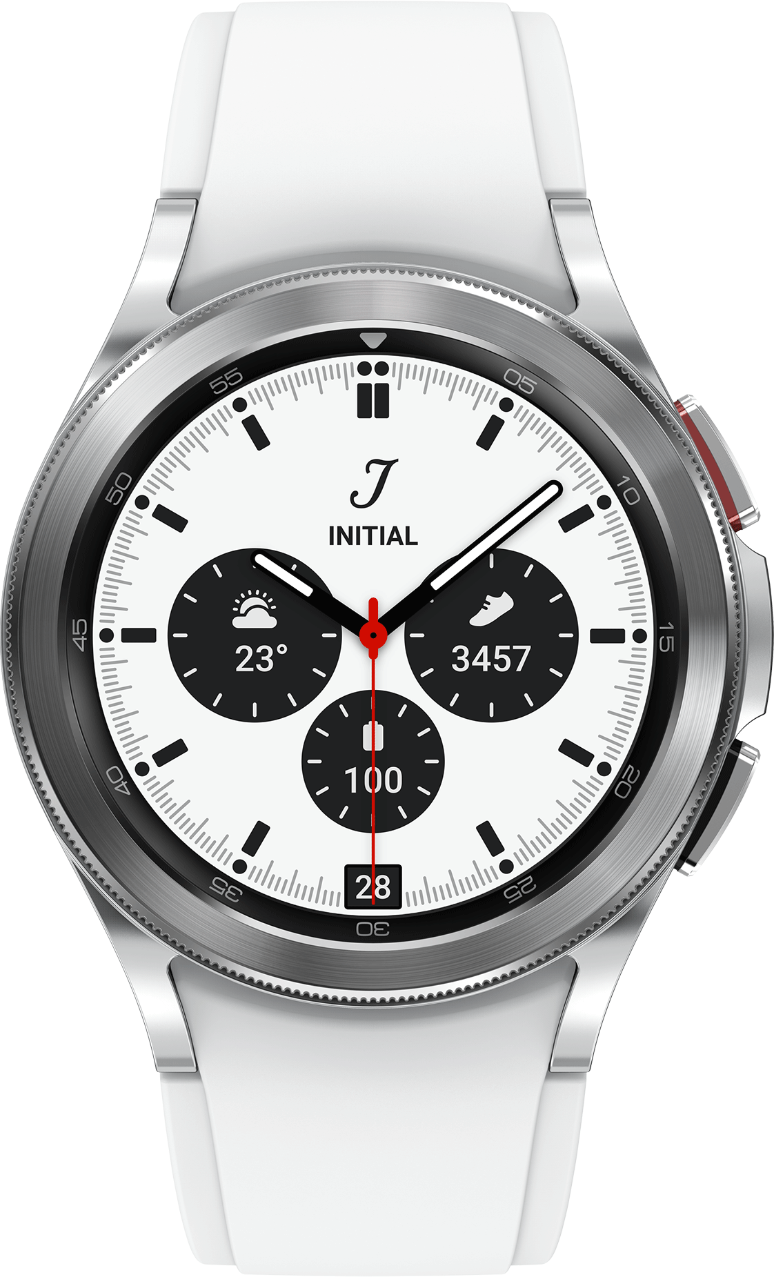 SAMSUNG Galaxy Watch4 Classic 42 mm Zilver