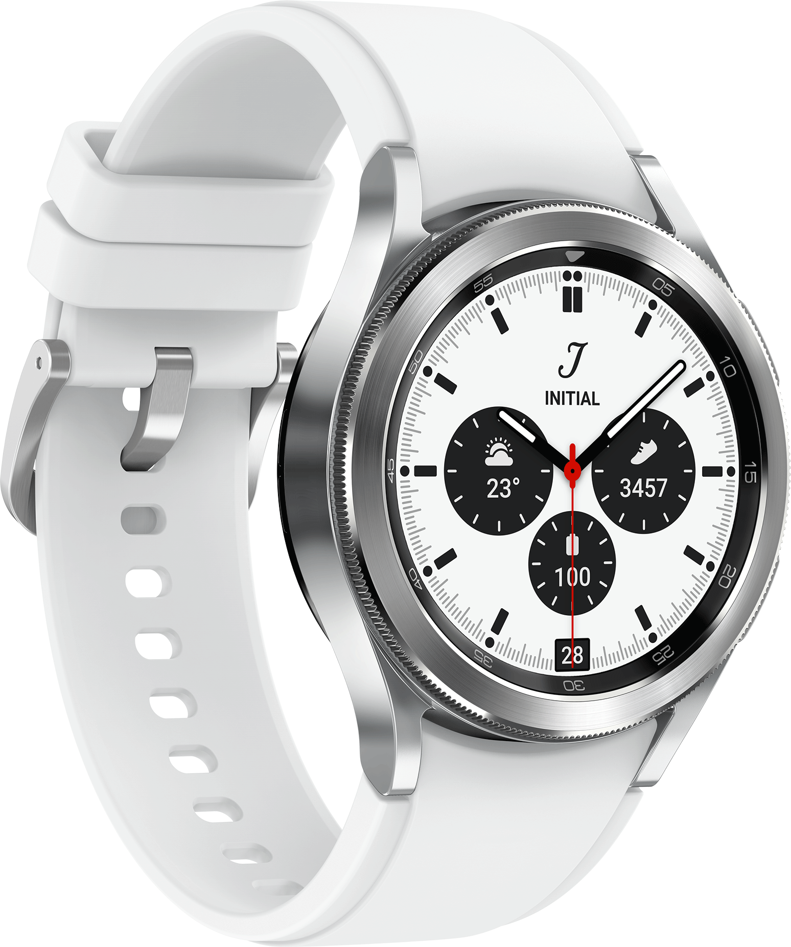 SAMSUNG Galaxy Watch4 Classic 42 mm Zilver