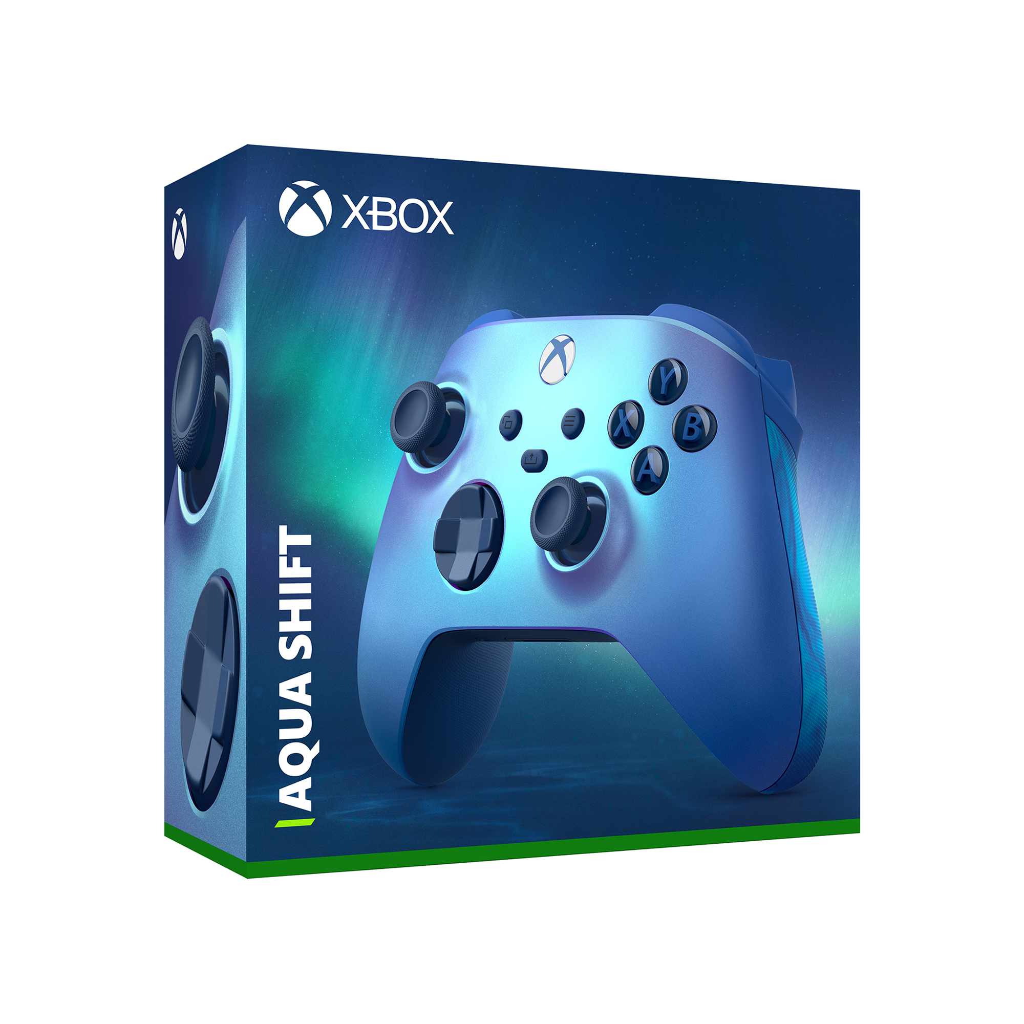 MICROSOFT Wireless Controller Aqua Shift Special Edition für Android, PC, Xbox One, Xbox Series X