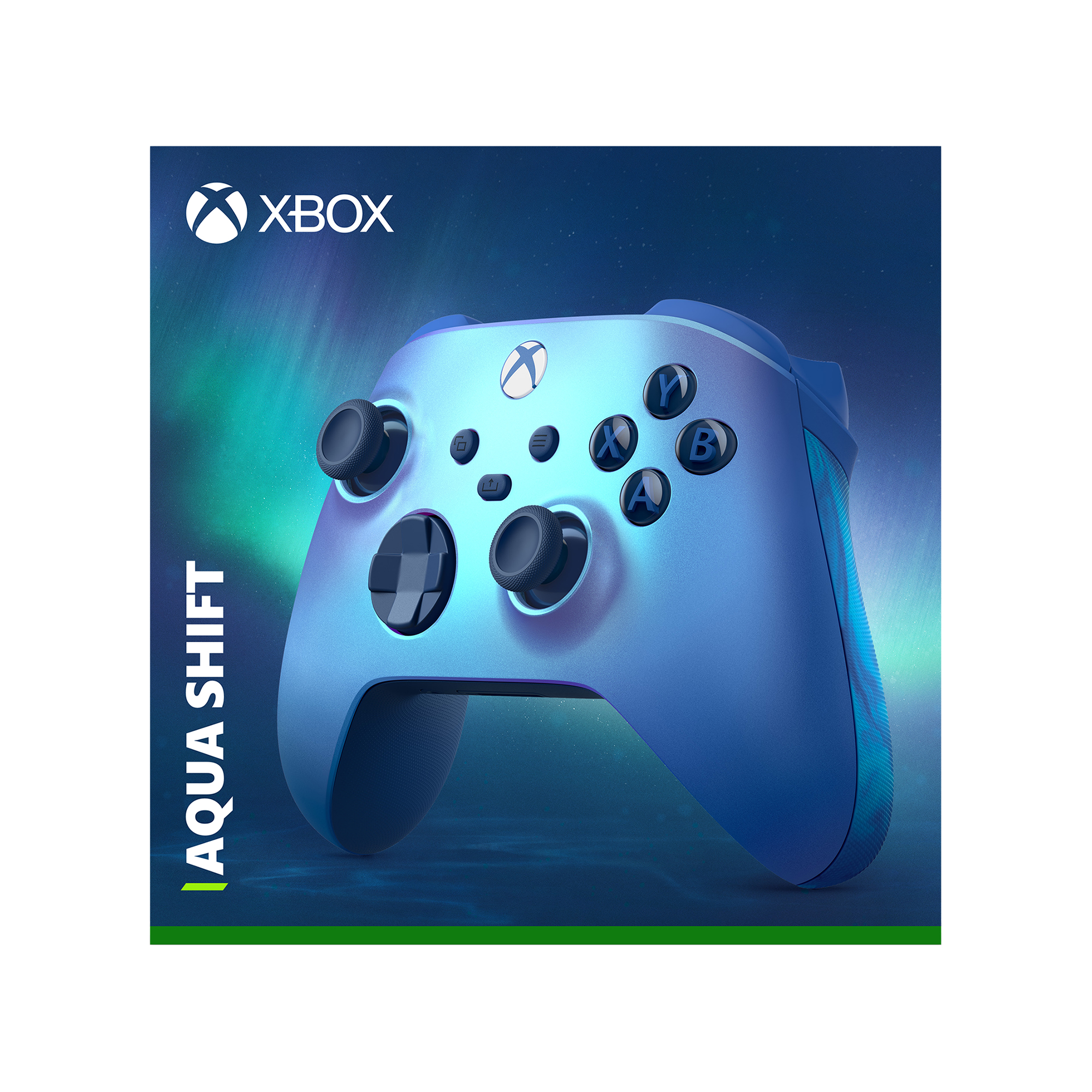 MICROSOFT Wireless Controller Aqua Shift Special Edition für Android, PC, Xbox One, Xbox Series X