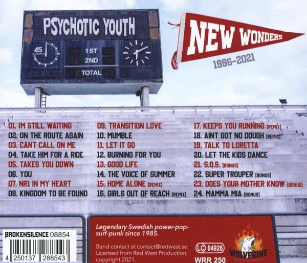 Psychotic Youth - New Wonders (1996-2021)  - (CD)