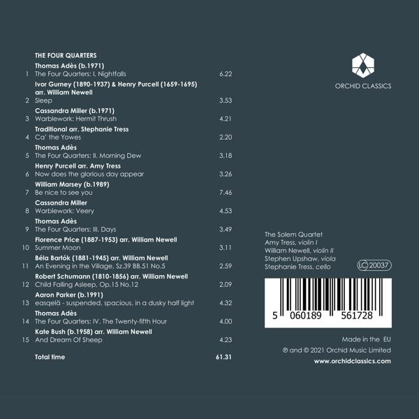 The Solem Quartet - The Four Quarters  - (CD)