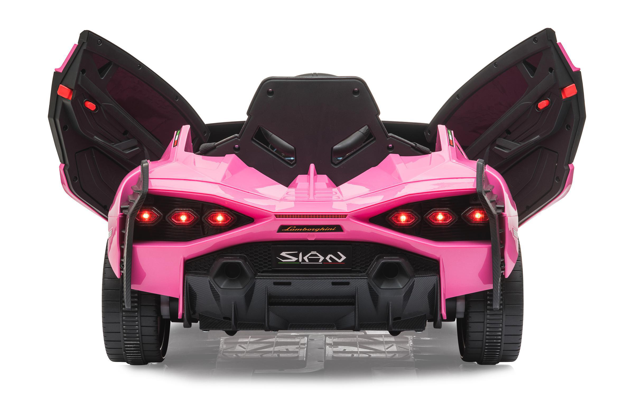 JAMARA Ride-on Lamborghini Sián FKP 37 pink 12V Ride-On Kinderfahrzeug, Pink