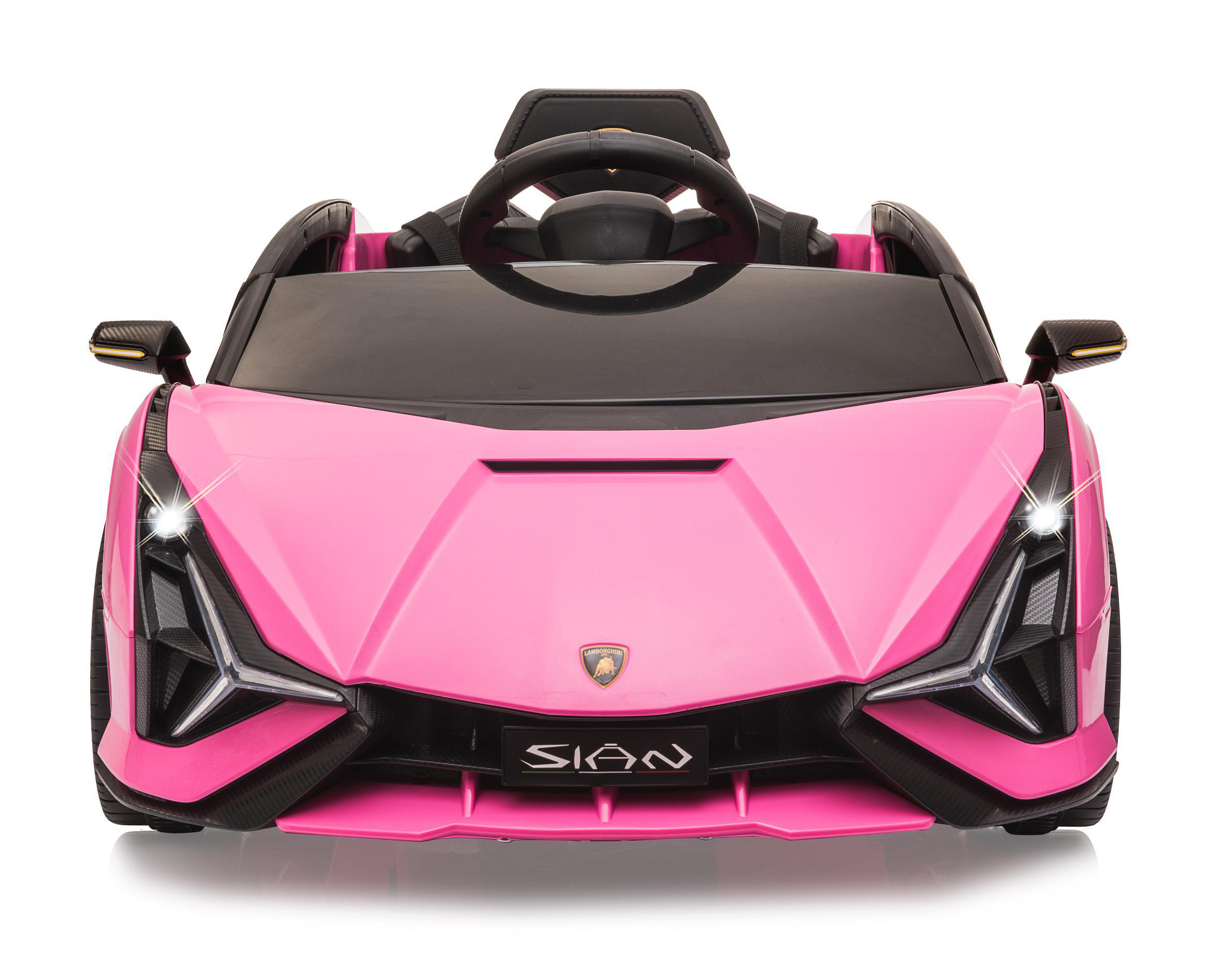 JAMARA Ride-on Lamborghini Sián FKP 37 pink 12V Ride-On Kinderfahrzeug, Pink