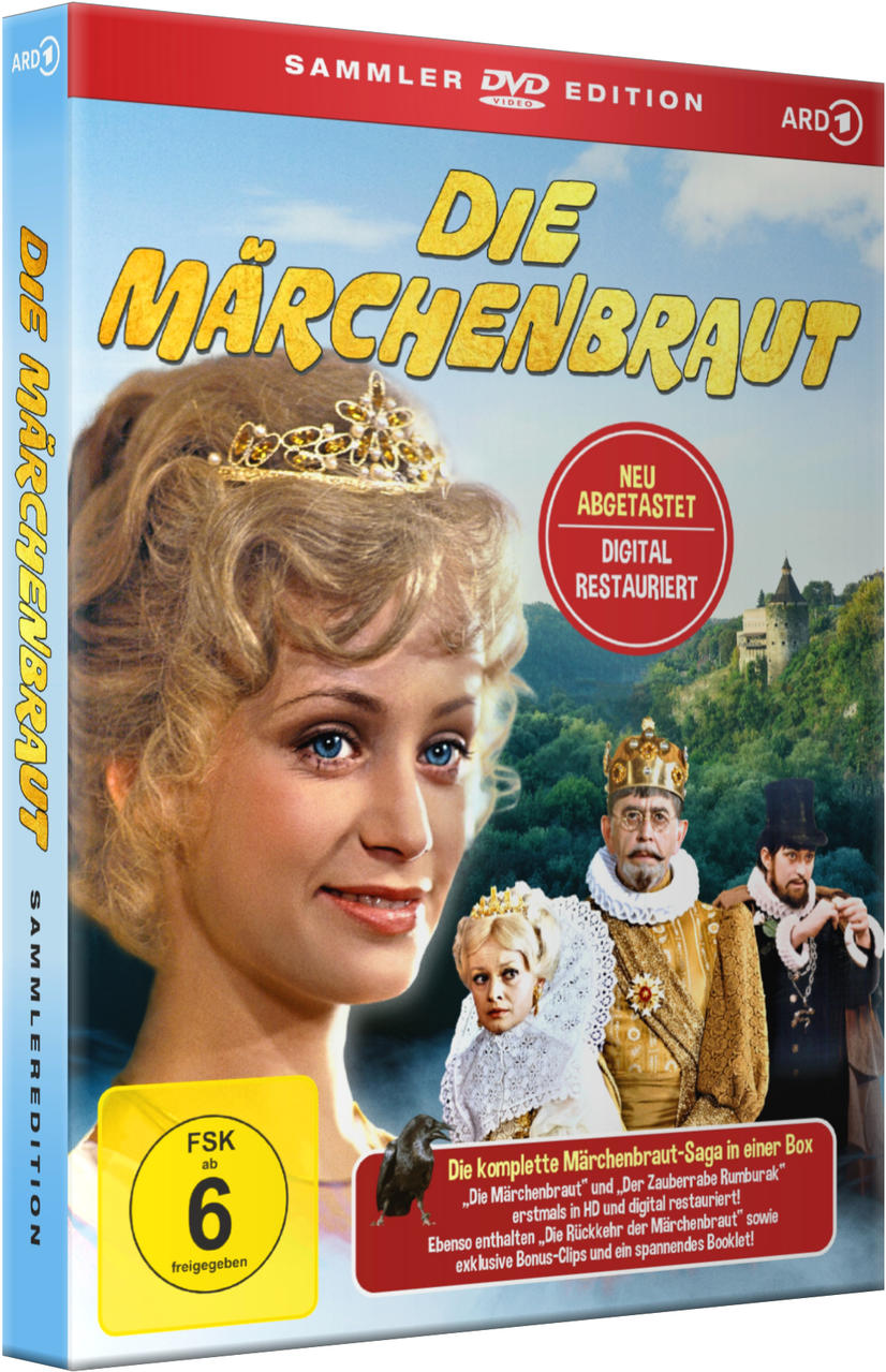 DVD-Box-Set von 'Die Marchenbraut' mit einer Frau im Vordergrund. Andere Schauspieler sind ebenfalls sichtbar.