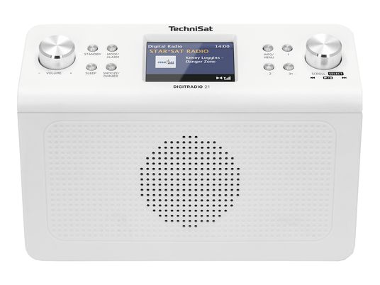 TECHNISAT Radio digitale 21 - Radio da cucina (DAB+, FM, Bianco)