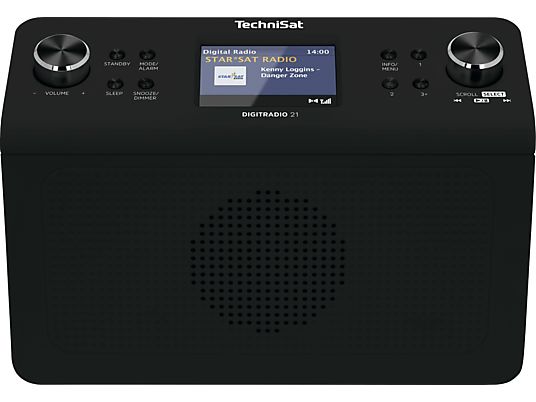 TECHNISAT Radio digitale 21 - Radio da cucina (DAB+, FM, Nero)