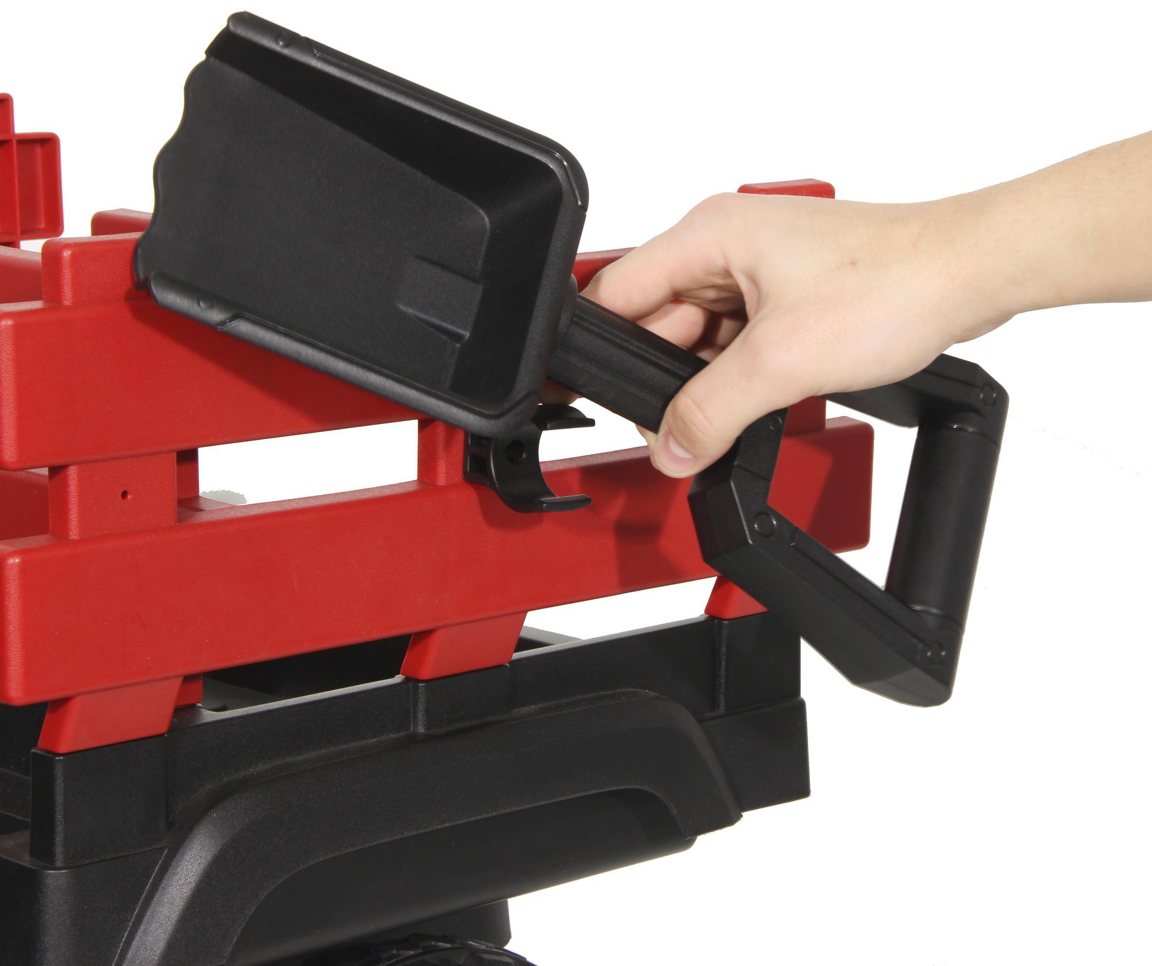 JAMARA Ride-on Traktor Super Load mit Anhänger 12V Kinderfahrzeug, Rot