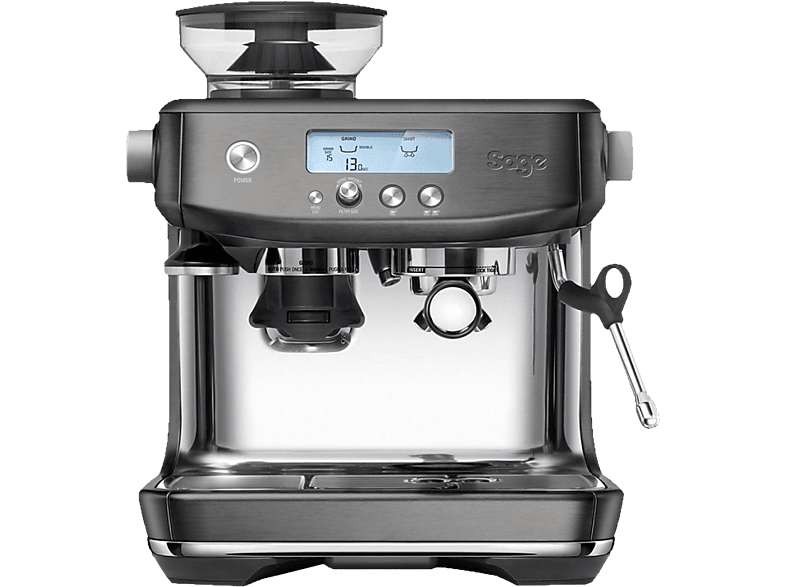 SAGE the Barista Pro - Espressomaschine (Schwarzer Edelstahl)