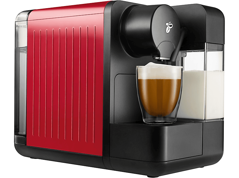 TCHIBO milk + 30 Kapseln Kapselmaschine Rot