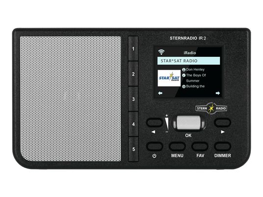 TECHNISAT Digitradio IR 2 - Radio Internet (Internet radio, Noir/gris)