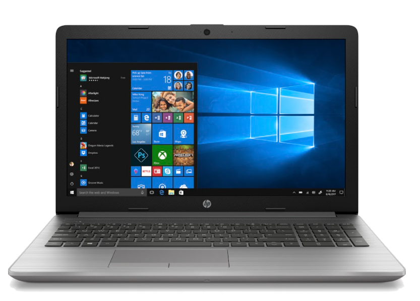 HP Por i5-1035G1 8GB/256GB SSD/15.6"/Win 10 Home Laptop Siyah 
