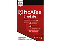 McAfee LiveSafe voor al jouw apparaten + VPN voor 5 apparaten (1 jaar)