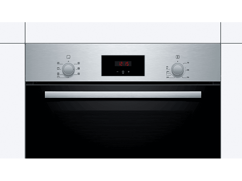 BOSCH HBF133BR0, Einbaubackofen (Einbaugerät inkl. Rahmen, 66 l, 594 mm breit), Serie 2