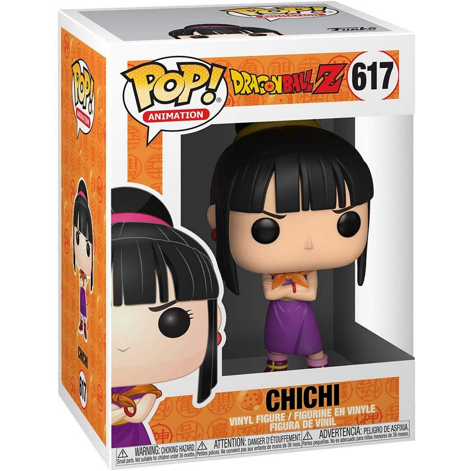 Figura Funko Pop! - Dragon Ball Z Chi Chi, 9.5 cm, Vinilo, Multicolor