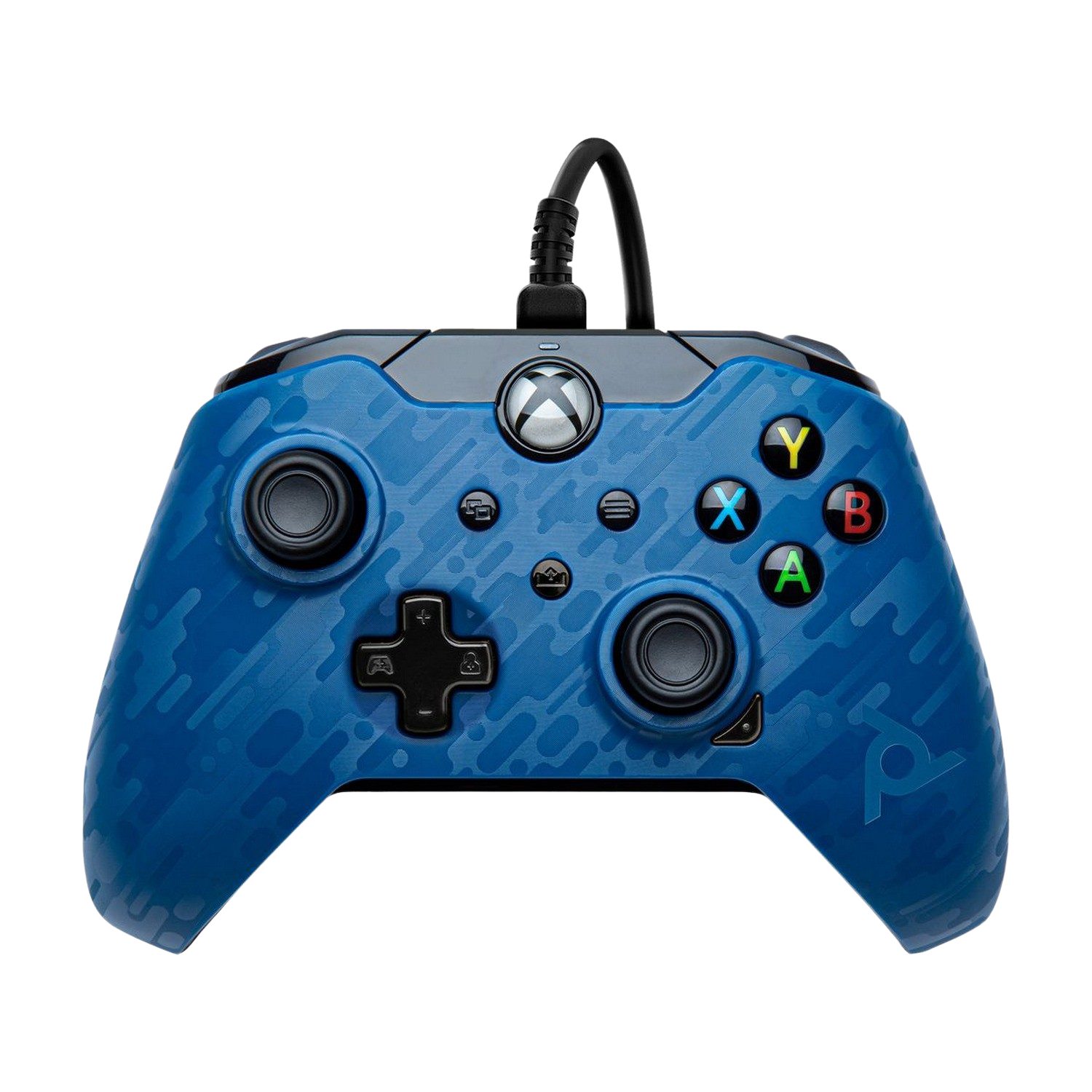 Pdp Mando Cable para xbox series azul revenant blue gaming licenciado camo wired controller micro usb compatible pcxbox