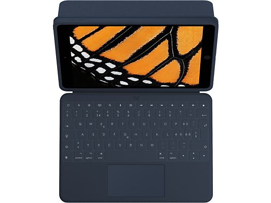 LOGITECH Rugged Combo 3 Touch (CH) - Tastatur-Case (Blau)