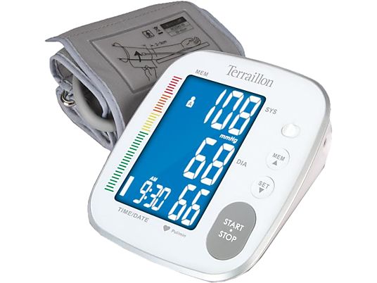 TERRAILLON Tensio Bras - Misuratore pressione sanguigna (Bianco/grigio)