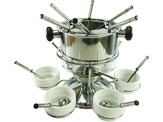 ROTEL F0501 - Set da fonduta (Acciaio inossidabile/bianco)