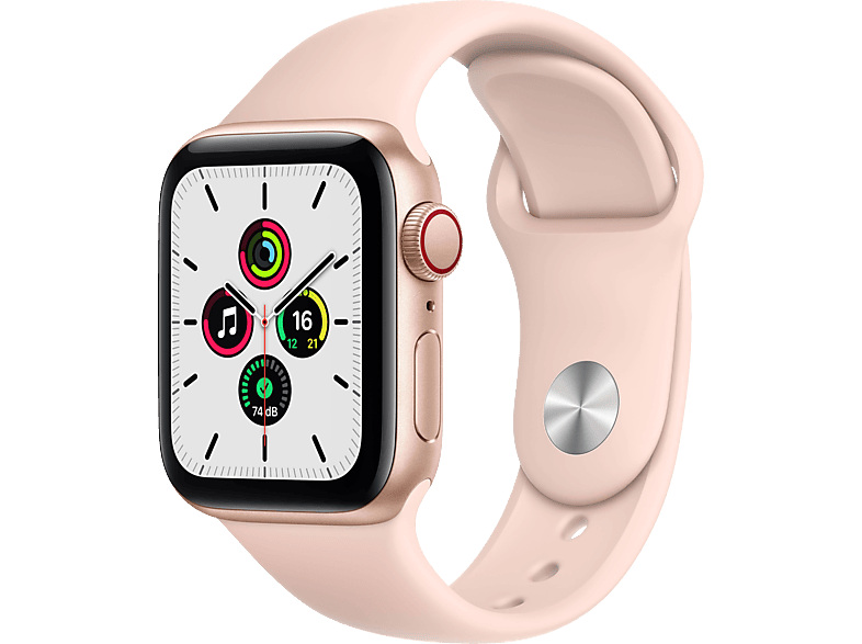 (GPS Watch Gold + Pink 200 SE Gehäuse: Armband: Smartwatch Sand, Aluminium - mm, 130 Fluorelastomer, Cellular) 40mm APPLE