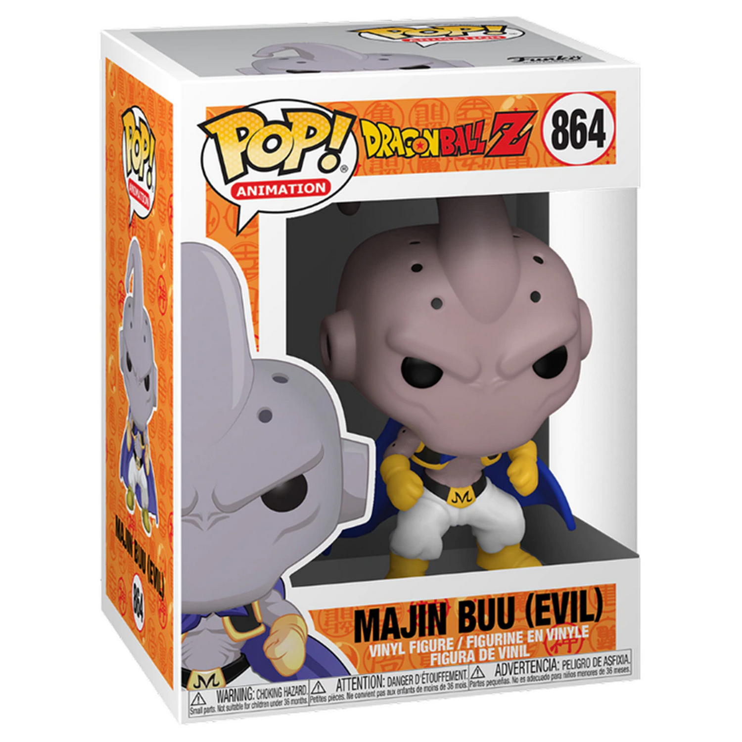 Figura Funko Pop! - Majin Buu (Evil), Dragon Ball Z, 10 cm, Vinilo, Multicolor