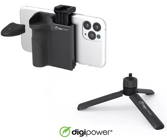 DIGIPOWER Trépied et poignée Pocket Grip Stabilizer (TP-RHG10)