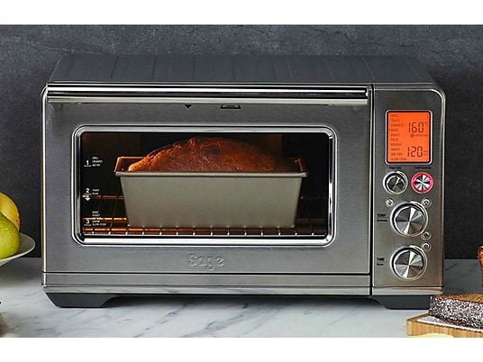 SAGE The Smart Oven Air Fryer - Mini-four  (Inox brossé gris)