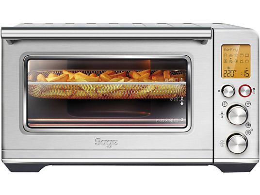 SAGE The Smart Ove Air Fryer - Kleinbackofen  (Gebürstetes Edelstahlgrau)
