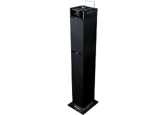Torre de sonido - Aiwa TS-990CD, 120 W, 125 cm, CD, Bluetooth 5.0, USB, Ranura SD, Jack de 3.5 mm, Negro