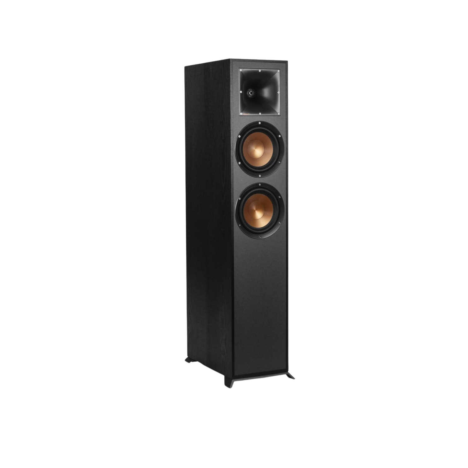 Torre de sonido - Klipsch R-620F, 400 W, 8 Ohms, 96 dB, Tweeter LTS de aluminio de 1", Bass-Reflex, Negro