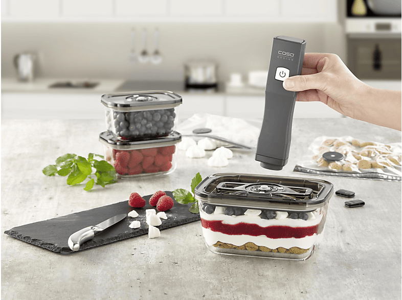 CASO 1169 Design Vacu OneTouch Eco-Set Vakuumierer Schwarz