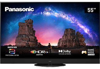 PANASONIC TX-55JZW2004 OLED TV (Flat, 55 Zoll / 139 cm, UHD 4K, SMART TV, my Home Screen 6.0)