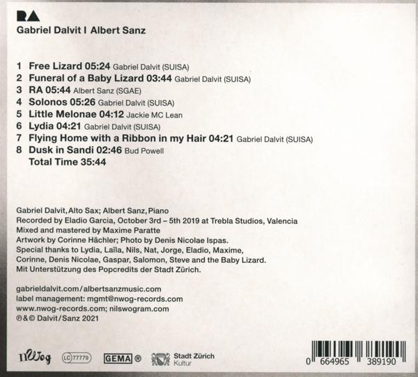 Sanzo,Luca/Dalvit,Gabriel - Ra  - (CD)