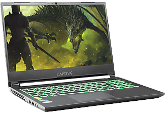CAPTIVA I60-931, Gaming Notebook mit 15,6 Zoll Display, Intel® Core™ i7 Prozessor, 16 GB RAM, 1 TB SSD, RTX 3060, Schwarz