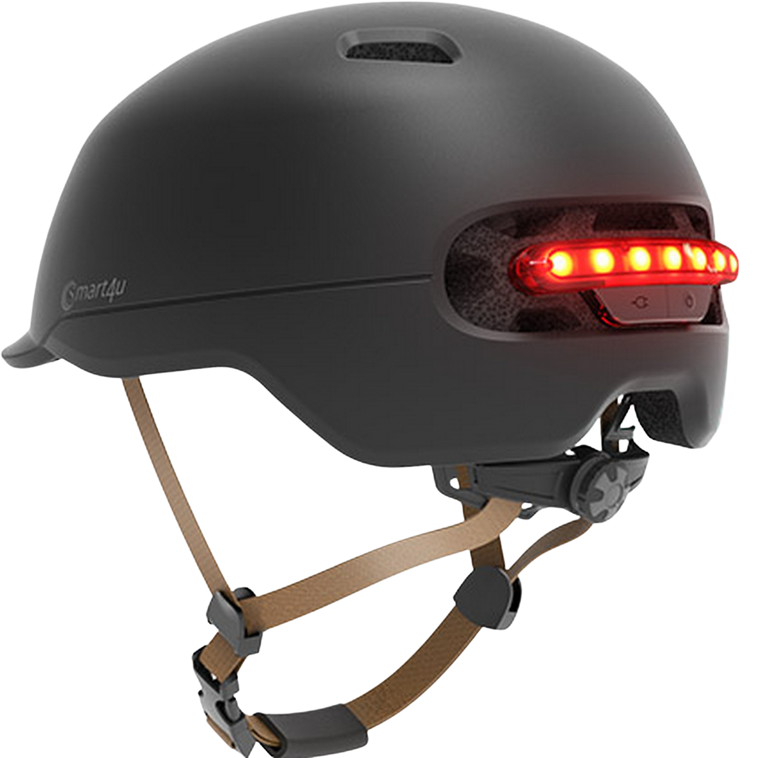 Casco Smart4u Livall con luz trasera talla 57 61cm ipx4