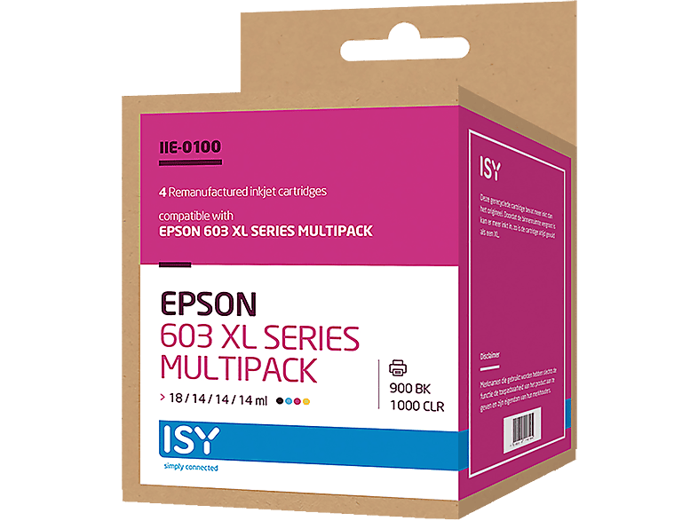 referentie Maar roltrap ISY Multipack Epson 603 XL series kopen? | MediaMarkt