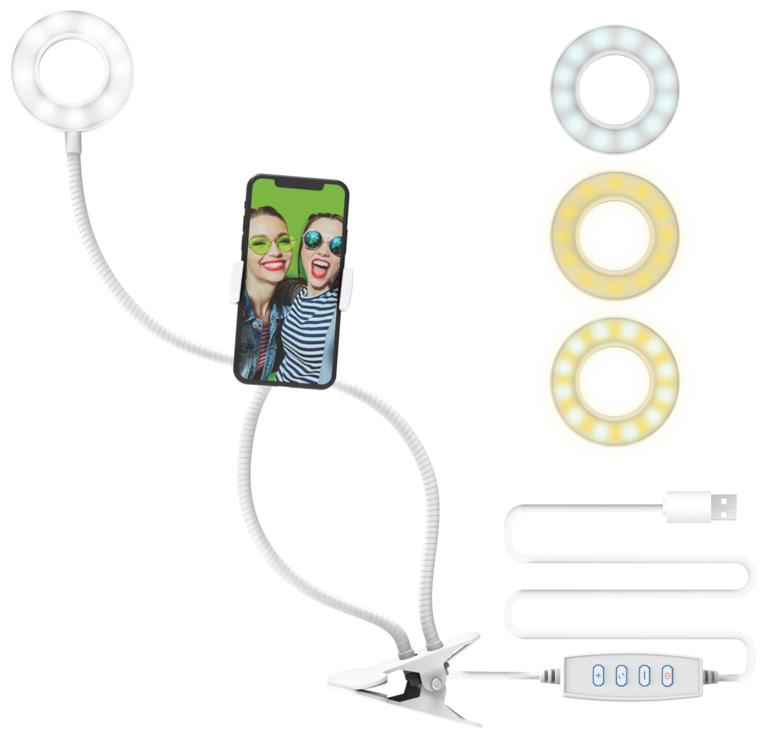 DIGIPOWER Videolicht For You Photo Video Vlogging Kit (DP-VLR3)