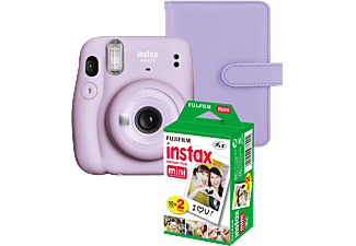 FUJIFILM Instax Mini 11 Csomag Lilac Purple - Kamera+2X10Kép Film+Album (16654994A)