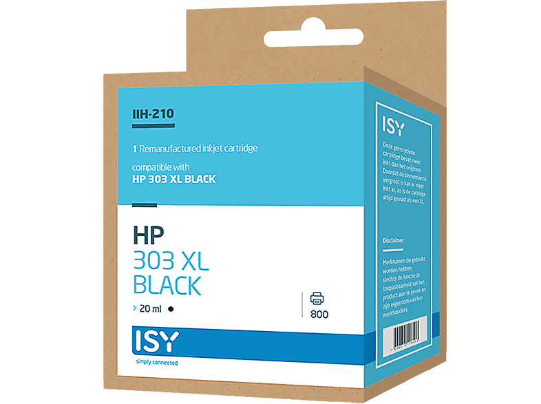 ISY HP 303 Xl Zwart