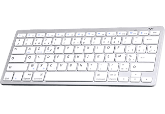 ISY Draadloze toetsenbord AZERTY Grijs / Wit (IBK-1000-BE)