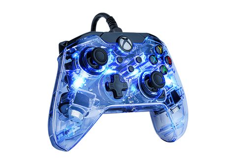 Mando  PDP Afterglow Wired Controller, Con cable, Micro USB, Compatible  con PC/Xbox Series X/S, Transparente
