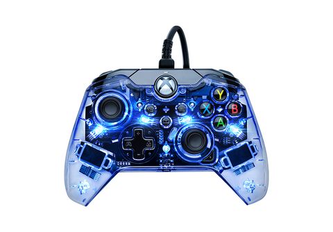 Mando  PDP Afterglow Wired Controller, Con cable, Micro USB, Compatible  con PC/Xbox Series X/S, Transparente