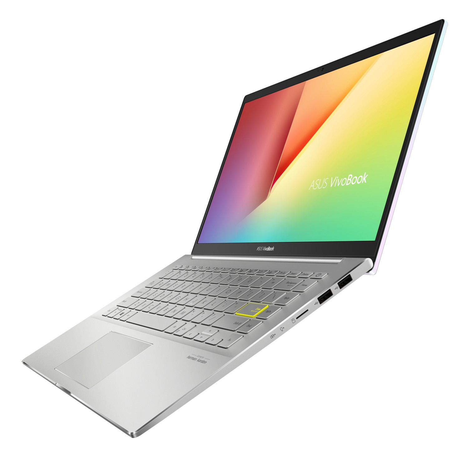 Portátil - Asus VivoBook S14 S433EA-EB006, 14" FHD, Intel® Core™ i5-1135G7, 8GB, 512GB, Iris® Xe, FDOS, Blanco