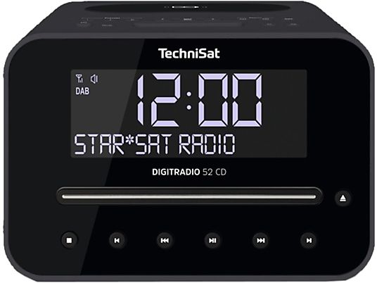 TECHNISAT 52 CD - Digitalradio (DAB+, FM, Anthracite)