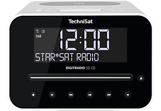TECHNISAT 52 CD - Digitalradio (DAB+, FM, Blanc)