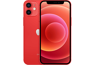 Apple iPhone 12 mini (PRODUCT)RED, Rojo, 128 GB, 5G, 5.4" OLED Super Retina XDR, Chip A14 Bionic, iOS