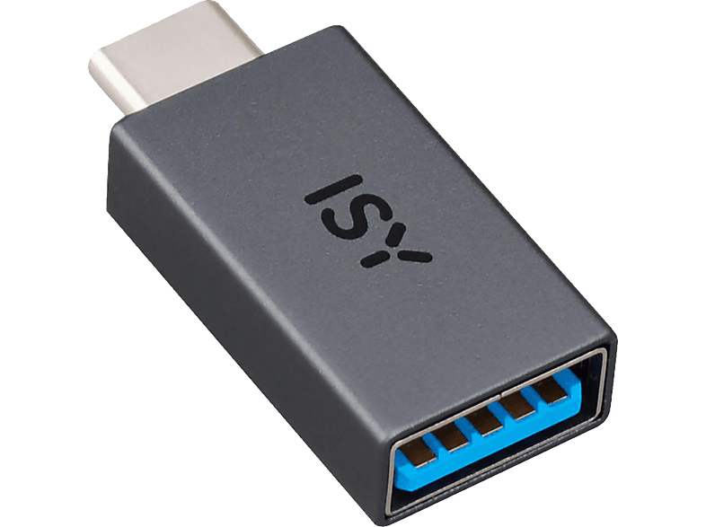 ISY IAD1000C USB Adapter, Schwarz, USBAdapter MEDIA MARKT