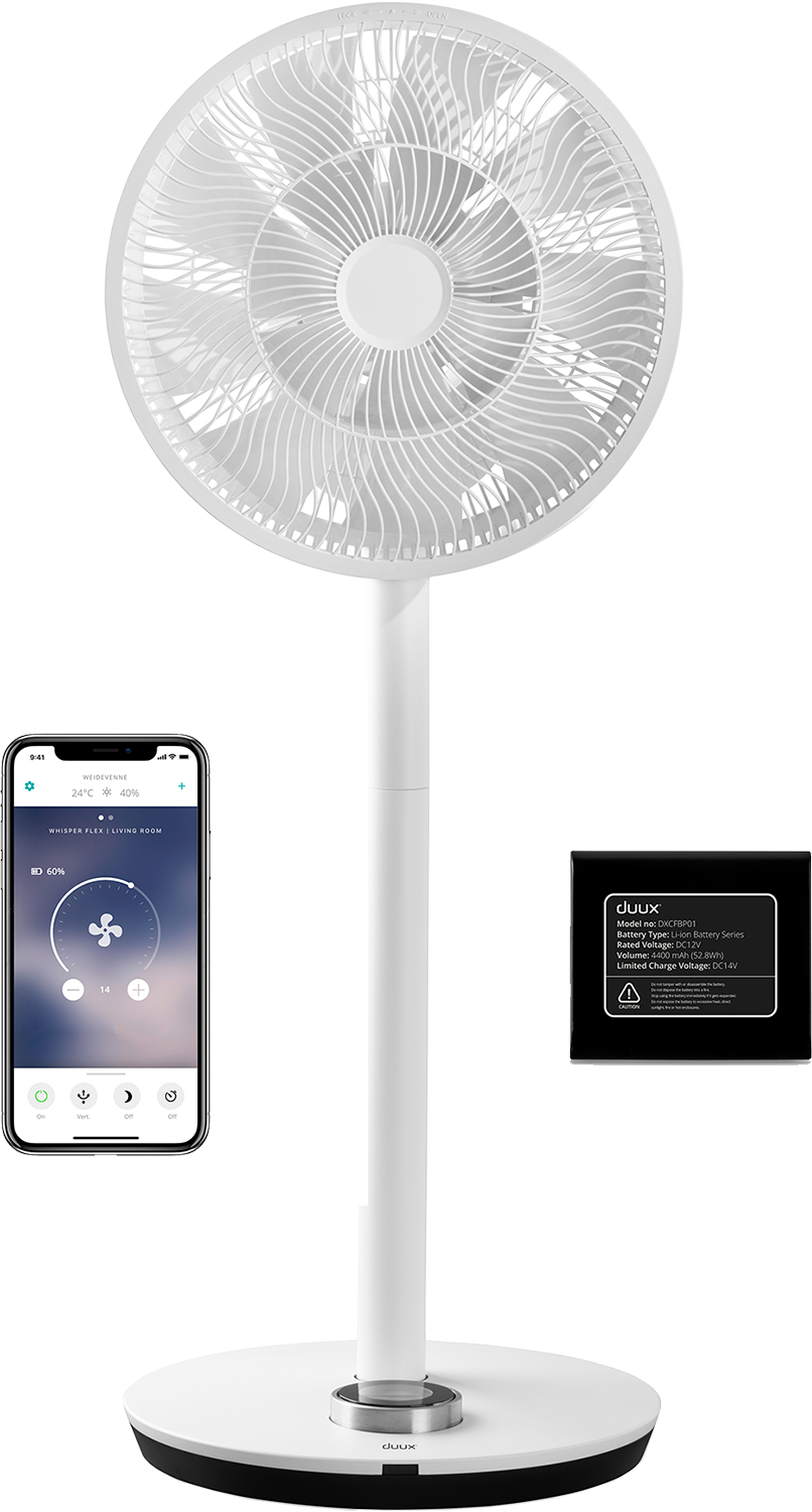 Duux Whisper Flex batterijpakket wit, DXCFBP02