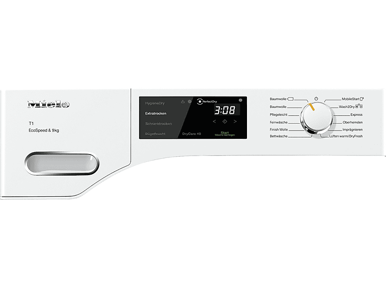 MIELE TWH780WP EcoSpeed&9kg Wärmepumpentrockner T1 White Edition (9 kg, Lotosweiß)